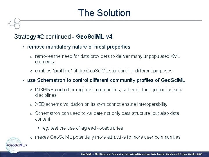 The Solution Strategy #2 continued - Geo. Sci. ML v 4 • remove mandatory