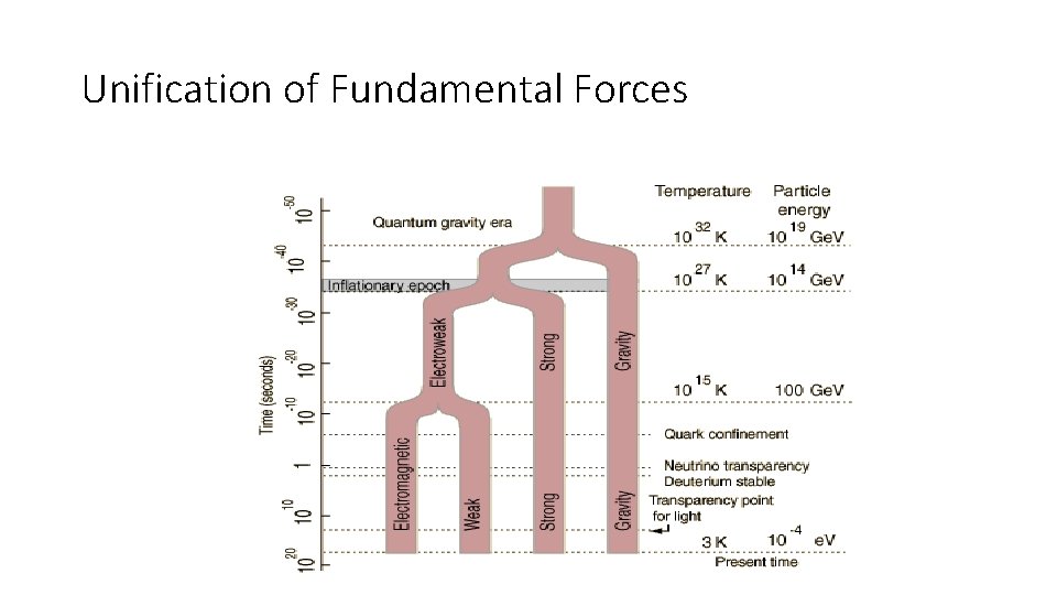 Unification of Fundamental Forces 