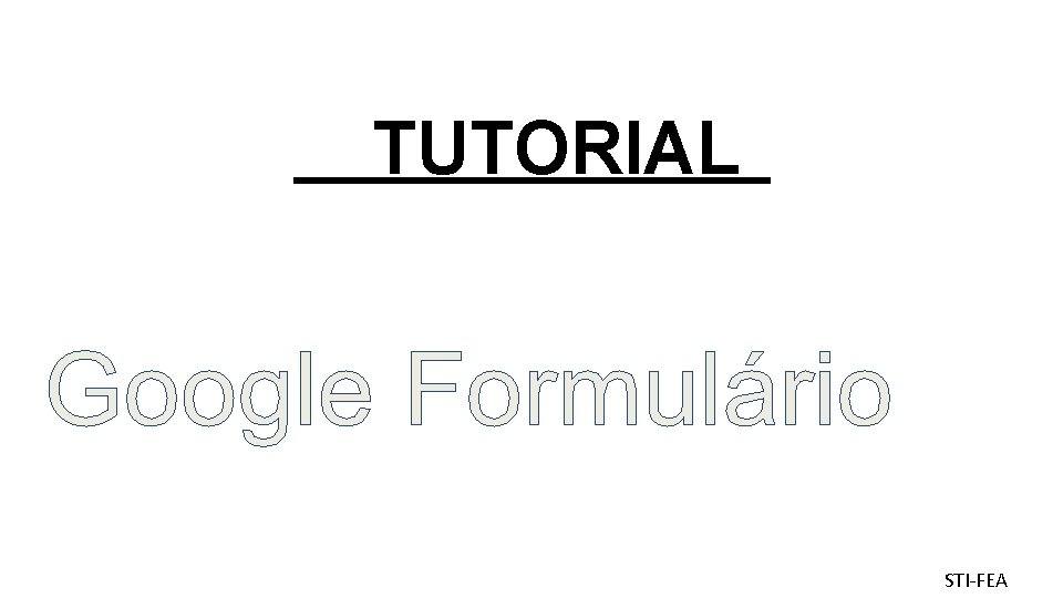 TUTORIAL STI-FEA 