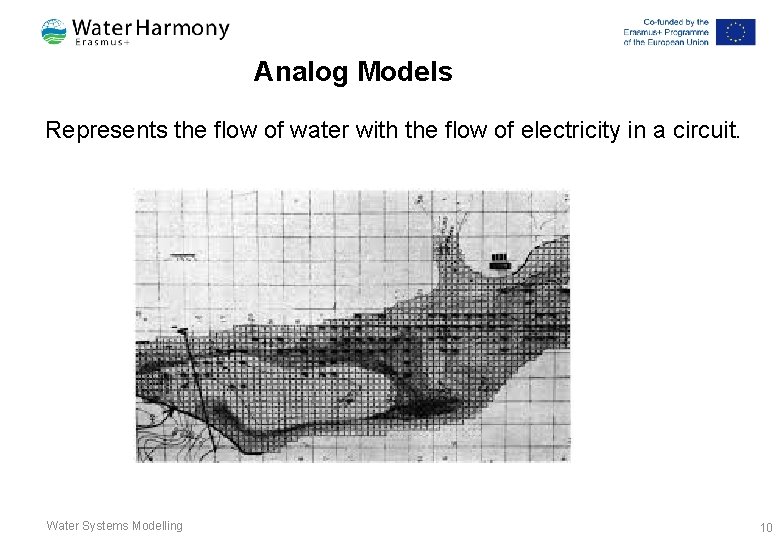 Analog Models Represents the flow of water with the flow of electricity in a Analog Models Represents the flow of water with the flow of electricity in a