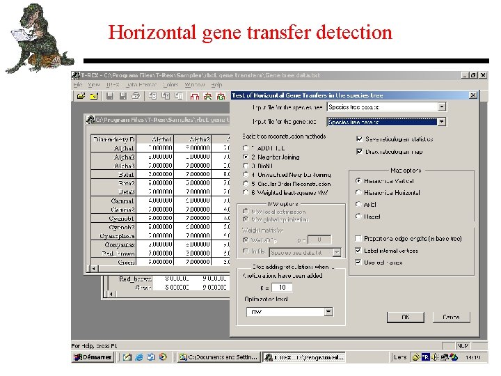 Horizontal gene transfer detection 