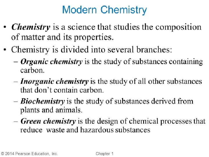 © 2014 Pearson Education, Inc. Chapter 1 