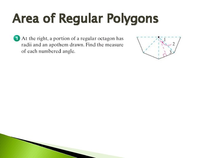 Area of Regular Polygons 