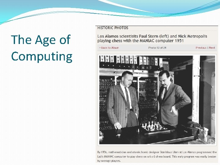 The Age of Computing 