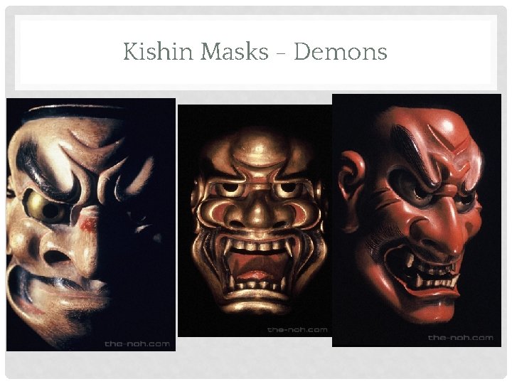 Kishin Masks - Demons 