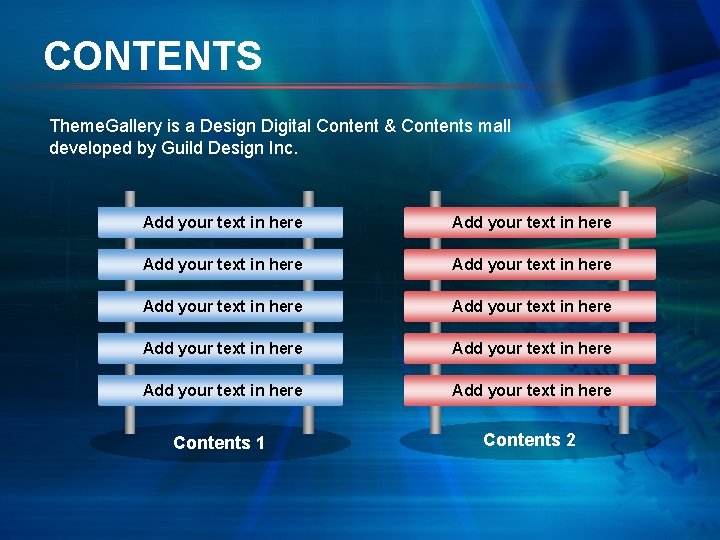 CONTENTS Theme. Gallery is a Design Digital Content & Contents mall developed by Guild