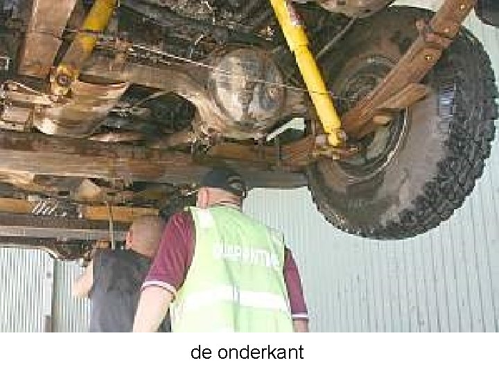 de onderkant 