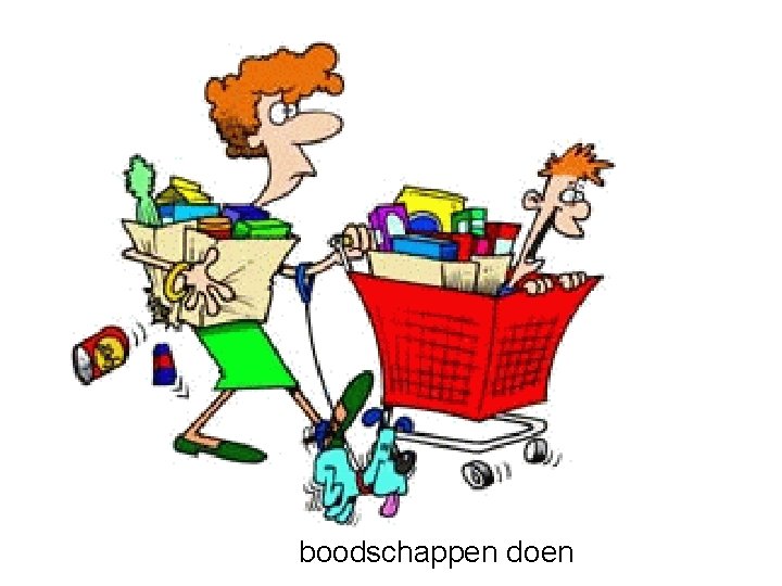 boodschappen doen 