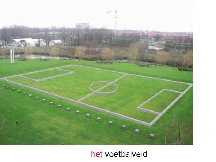 het voetbalveld 