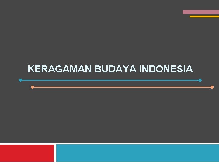 KERAGAMAN BUDAYA INDONESIA 