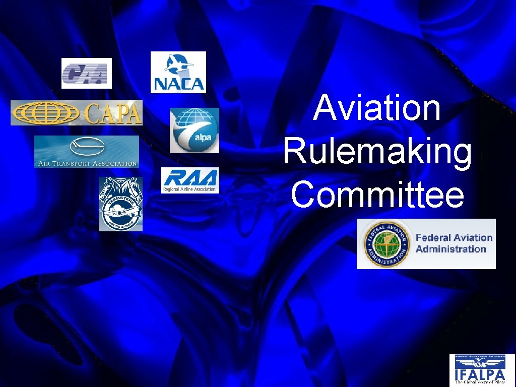 Aviation Rulemaking Committee 