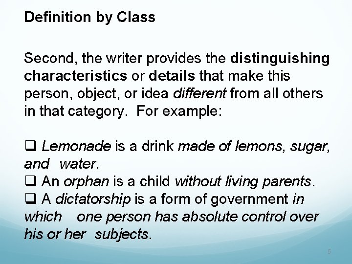 Chapter 9 Definition To Define Is To Explain