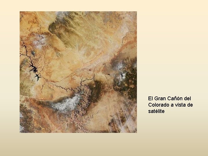 El Gran Cañón del Colorado a vista de satélite 