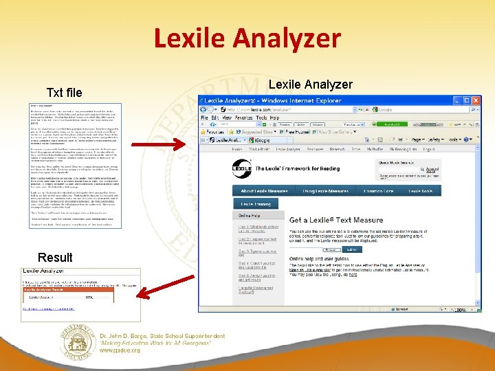 Lexile Analyzer Txt file Result Lexile Analyzer 