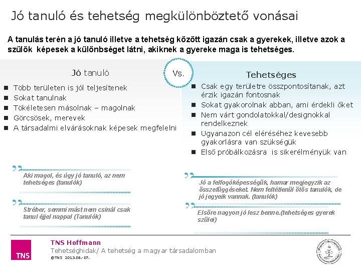 Jó tanuló és tehetség megkülönböztető vonásai A tanulás terén a jó tanuló illetve a