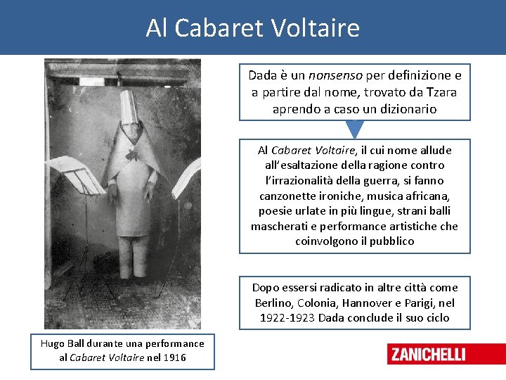 Al Cabaret Voltaire Dada è un nonsenso per definizione e a partire dal nome,