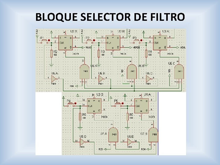 BLOQUE SELECTOR DE FILTRO 