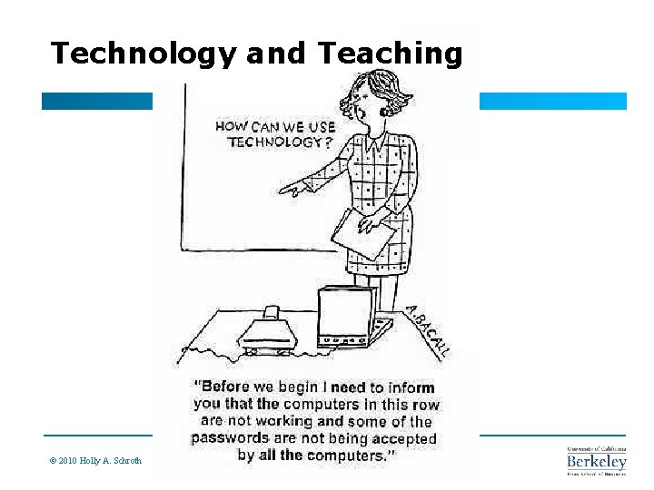 Technology and Teaching © 2010 Holly A. Schroth 