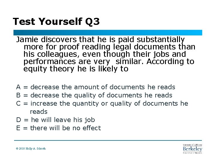 Test Yourself Q 3 Jamie discovers that he is paid substantially more for proof