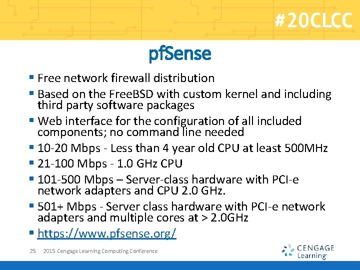 pf. Sense § Free network firewall distribution § Based on the Free. BSD with