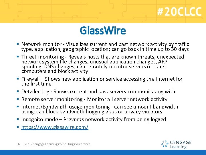 Glass. Wire § Network monitor - Visualizes current and past network activity by traffic