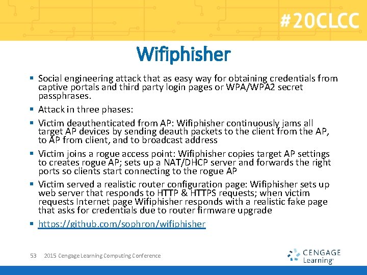 Wifiphisher § Social engineering attack that as easy way for obtaining credentials from captive