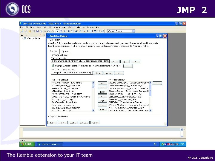 JMP 2 © OCS Consulting 