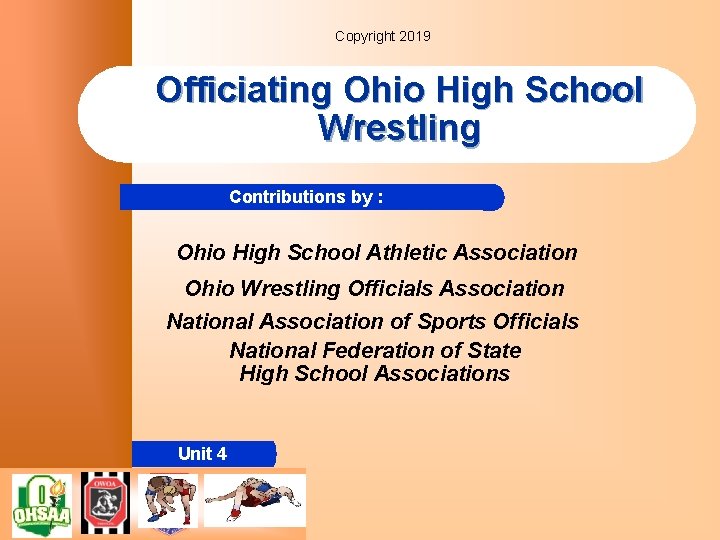 Copyright 2019 Officiating Ohio High School Wrestling Contributions by : Ohio High School Athletic