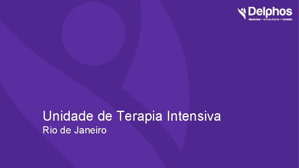 Unidade de Terapia Intensiva Rio de Janeiro 