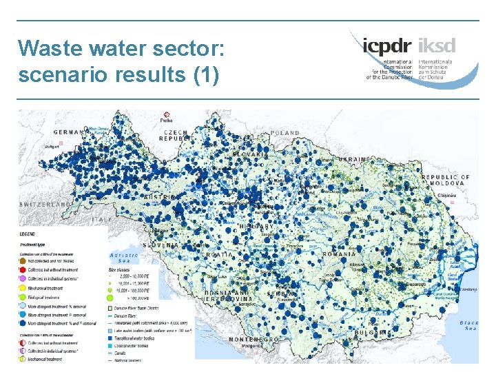 Waste water sector: scenario results (1) 