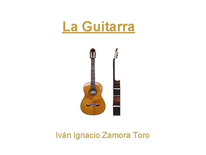 La Guitarra Iván Ignacio Zamora Toro 