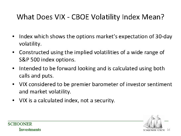 What Does VIX - CBOE Volatility Index Mean? • Index which shows the options What Does VIX - CBOE Volatility Index Mean? • Index which shows the options