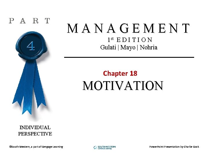 MANAGEMENT 1 st E D I T I O N Gulati | Mayo |