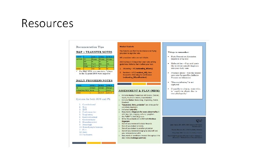 Resources Resources