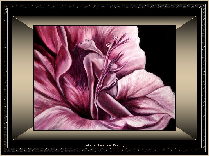 Radiance, Nude Floral Painting 