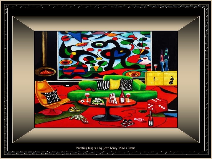 Painting Inspired by Joan Miró, Miró's Game 