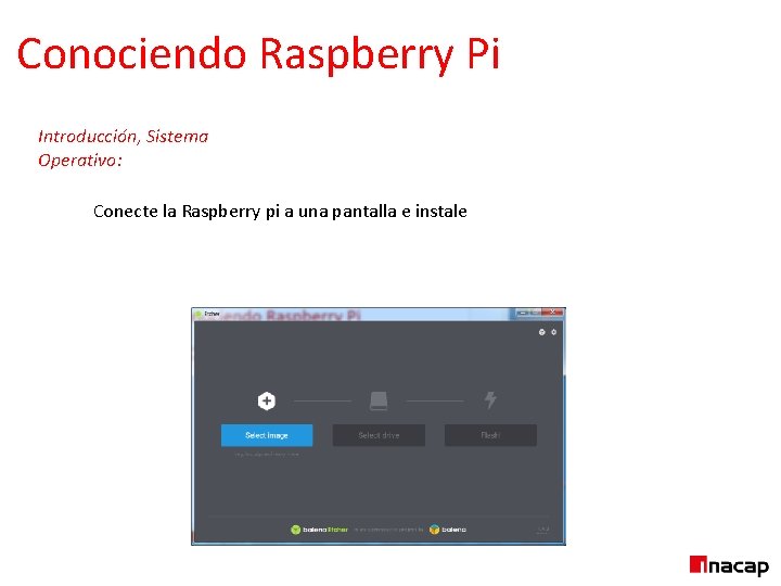 Conociendo Raspberry Pi Introducción, Sistema Operativo: Conecte la Raspberry pi a una pantalla e