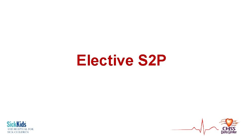 Elective S 2 P 