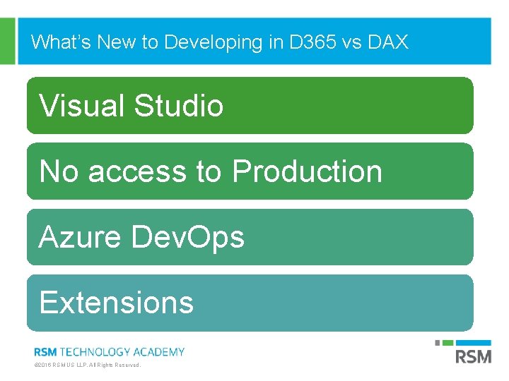 What’s New to Developing in D 365 vs DAX Visual Studio No access to