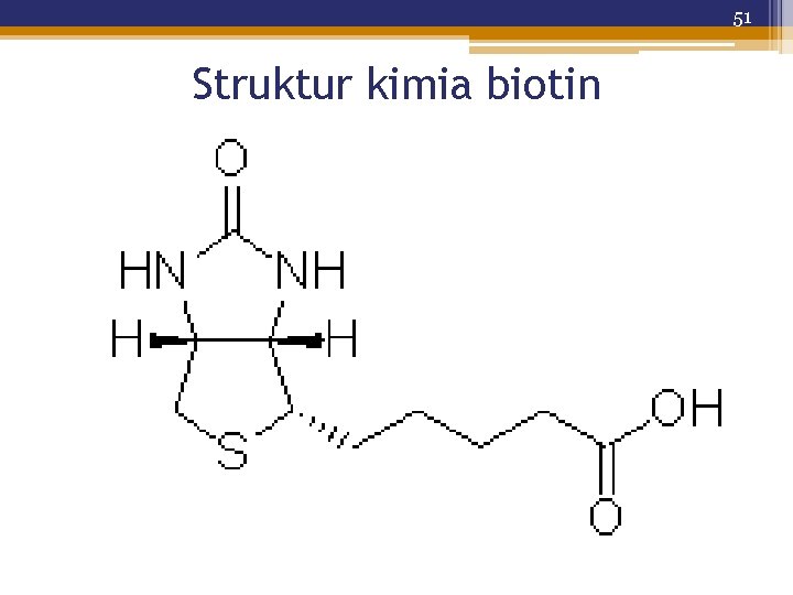 51 Struktur kimia biotin 