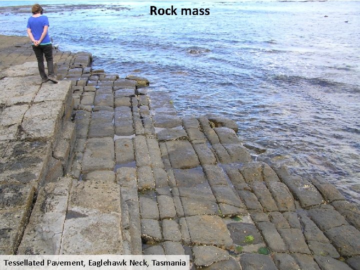 Rock mass Tessellated Pavement, Eaglehawk Neck, Tasmania 