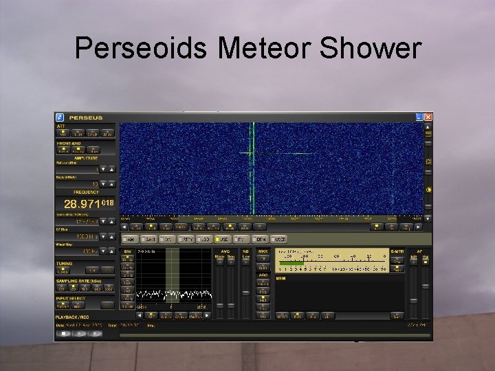 Perseoids Meteor Shower 