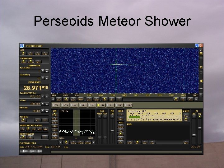Perseoids Meteor Shower 