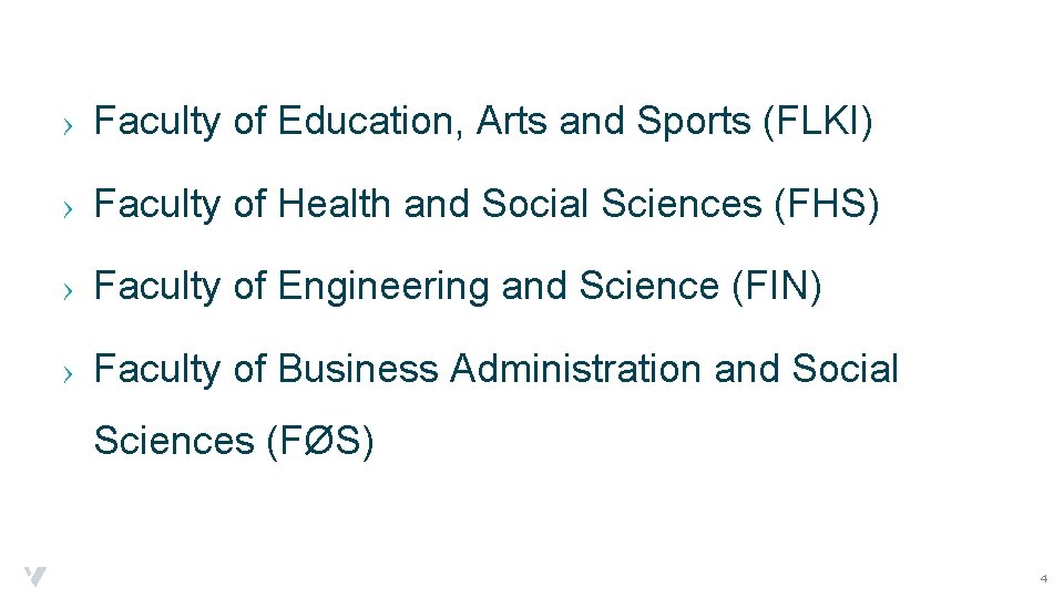 › Faculty of Education, Arts and Sports (FLKI) › Faculty of Health and Social