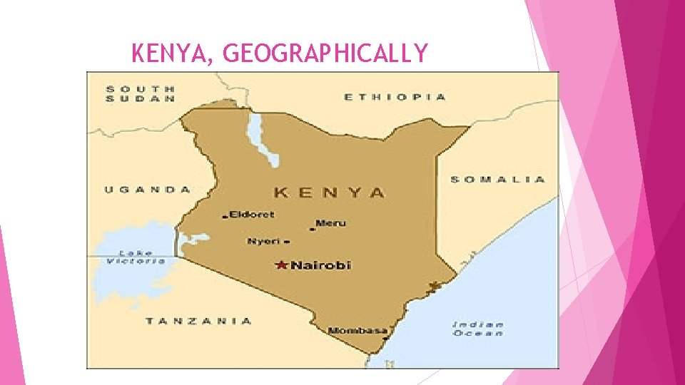KENYA, GEOGRAPHICALLY KENYA, GEOGRAPHICALLY