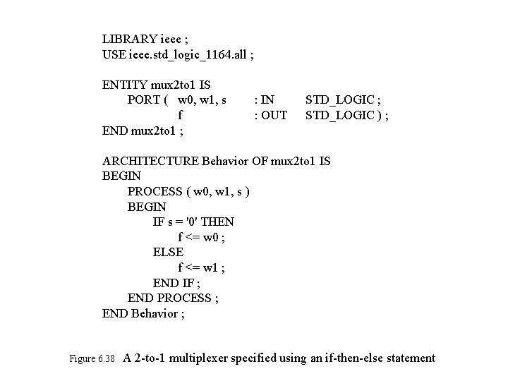 LIBRARY ieee ; USE ieee. std_logic_1164. all ; ENTITY mux 2 to 1 IS