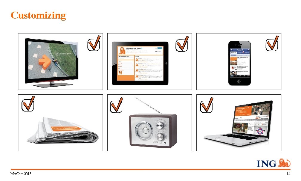 Customizing Mar. Com 2013 14 