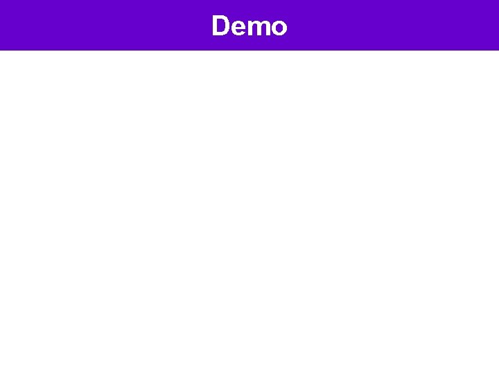 Demo 