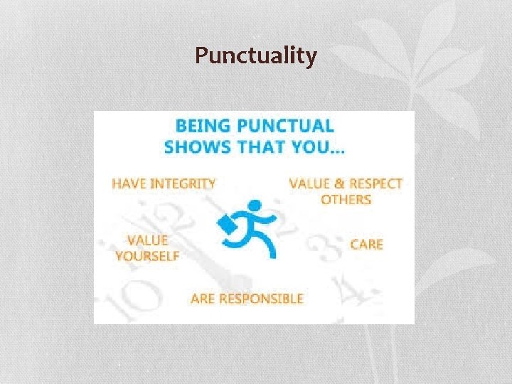 Punctuality 