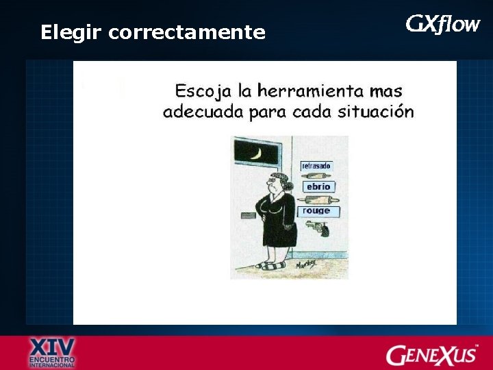 Elegir correctamente 